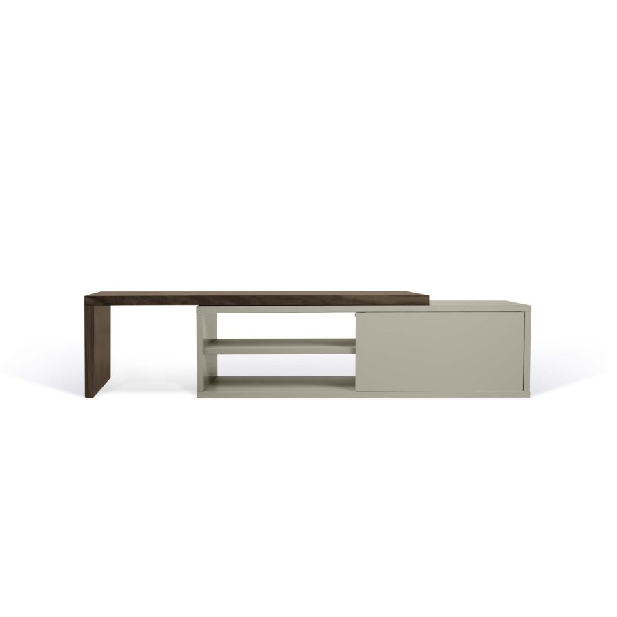 TEMAHOME Move TV-bord - Valn�d og gr� - 110-203 cm