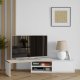 TEMAHOME Move TV-bord - Hvid/Natur, 110-203 cm
