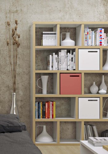 TEMAHOME Berlin Box - Vit - 34x34 cm