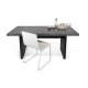 TEMAHOME Detroit Spisebord - Gr� betonlook og sort, 160x80 cm