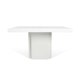 TEMAHOME Dusk Spisebord - Hvid H�jglans, 150x150 cm
