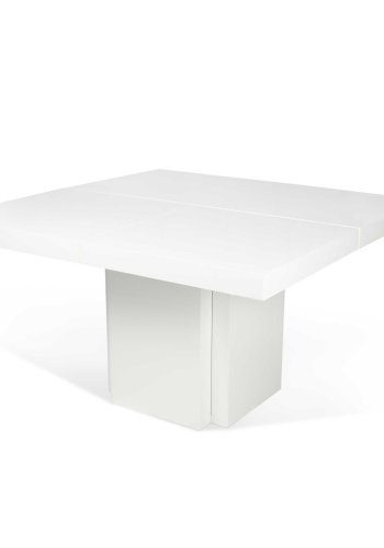 TEMAHOME Dusk Spisebord - Hvid H�jglans, 150x150 cm