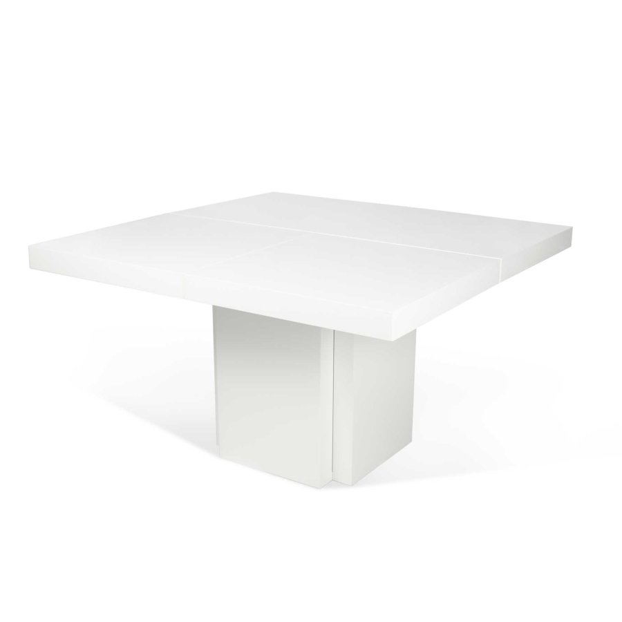 TEMAHOME Dusk Spisebord - Hvid H�jglans, 150x150 cm
