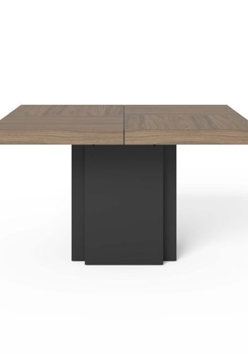 TEMAHOME Dusk Spisebord - Valn�d/Sort, Kvadratisk, 150x150 cm