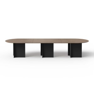 TEMAHOME Matt Spisebord - Valn�d/Sort - 390 cm