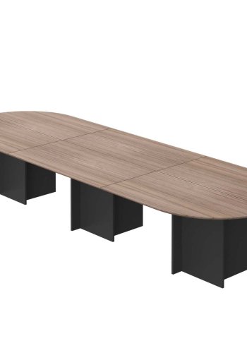 TEMAHOME Matt Spisebord - Valn�d/Sort - 390 cm