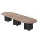 TEMAHOME Matt Spisebord - Valn�d/Sort - 390 cm