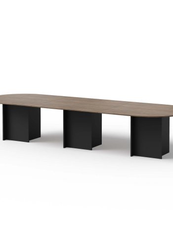 TEMAHOME Matt Spisebord - Valn�d/Sort - 390 cm