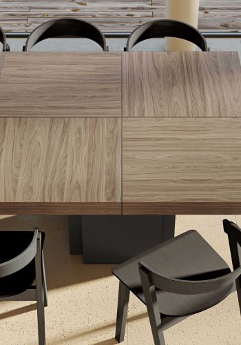 TEMAHOME Dusk Spisebord - Valn�d/Sort, 262x130 cm