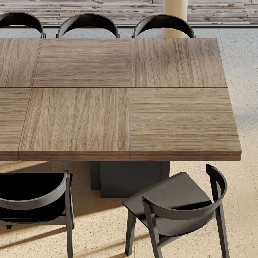 TEMAHOME Dusk Spisebord - Valn�d/Sort, 262x130 cm