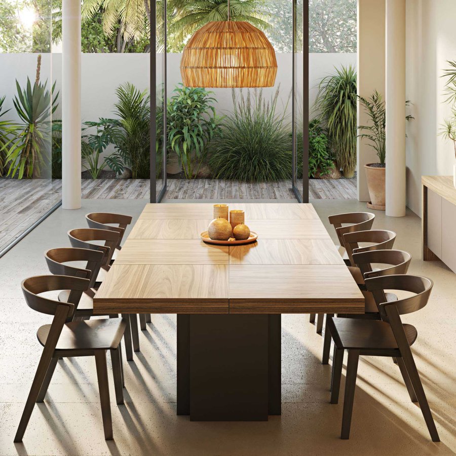 TEMAHOME Dusk Spisebord - Valn�d/Sort, 262x130 cm