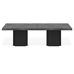TEMAHOME Dusk Spisebord - Betonlook/Sort - 262x130 cm