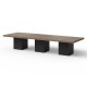 TEMAHOME Chess Spisebord - Valn�d og sort, 393x131 cm, 16 personer