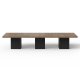 TEMAHOME Chess Spisebord - Valn�d og sort, 393x131 cm, 16 personer