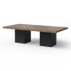TEMAHOME Chess Spisebord - Valn�d/sort - 262x131 cm