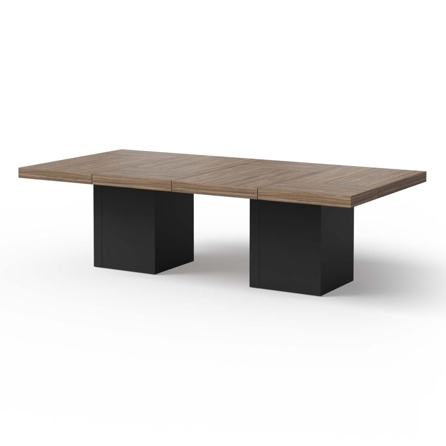 TEMAHOME Chess Spisebord - Valn�d/sort - 262x131 cm