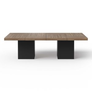 TEMAHOME Chess Spisebord - Valn�d/sort - 262x131 cm
