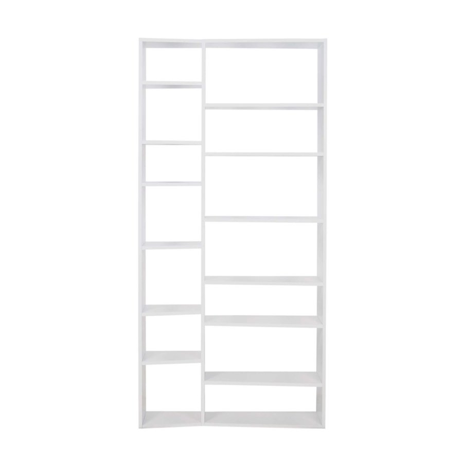 TEMAHOME Valsa Bokhylla 001 - Vit - 108x224x34 cm