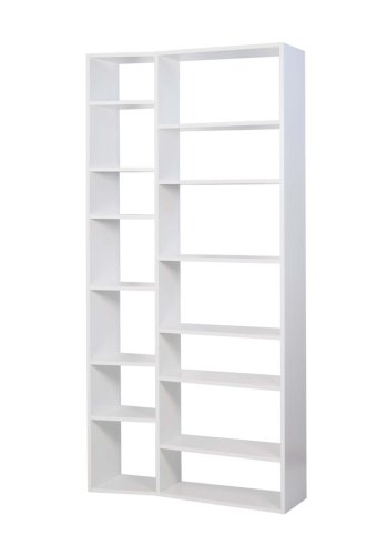 TEMAHOME Valsa Bokhylla 001 - Vit - 108x224x34 cm