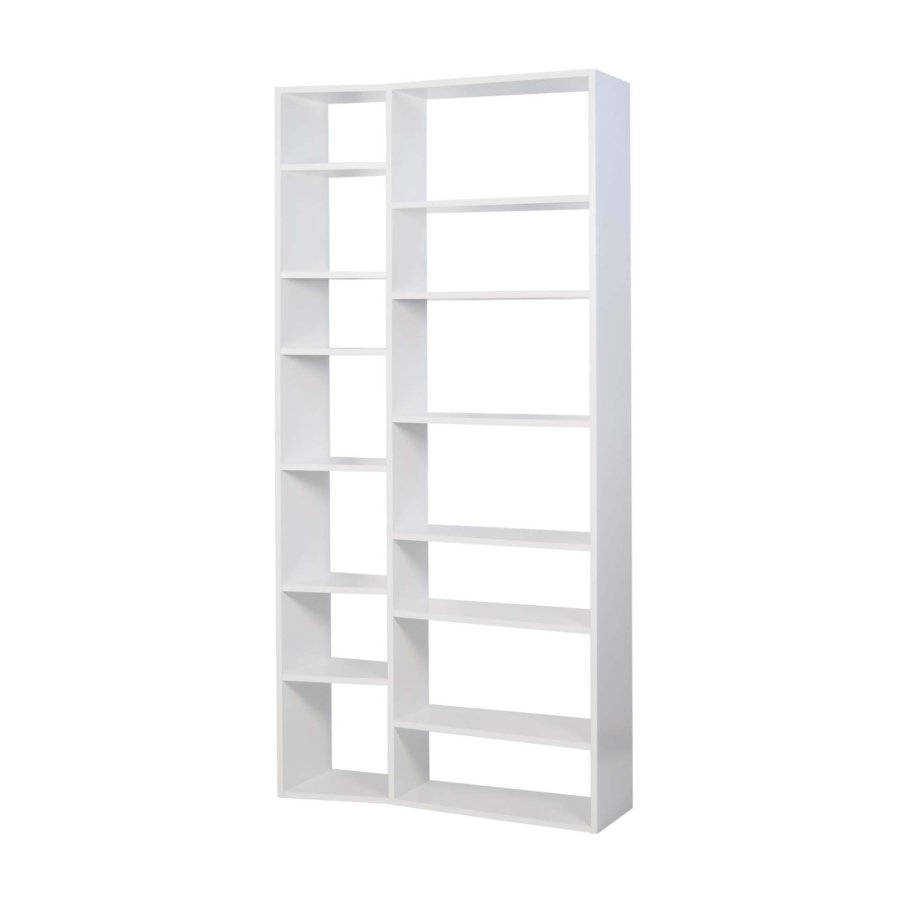 TEMAHOME Valsa Bokhylla 001 - Vit - 108x224x34 cm
