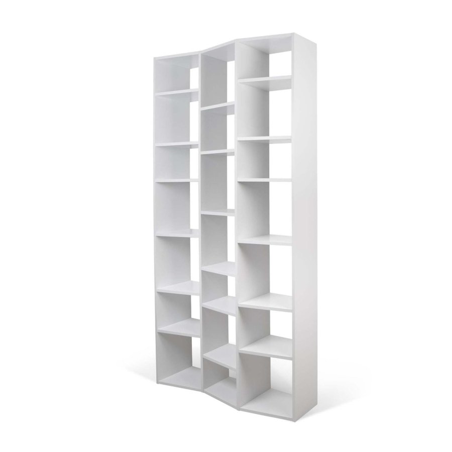 TEMAHOME Valsa Bokhylla 007 - Vit - 110 x 34 x 224 cm
