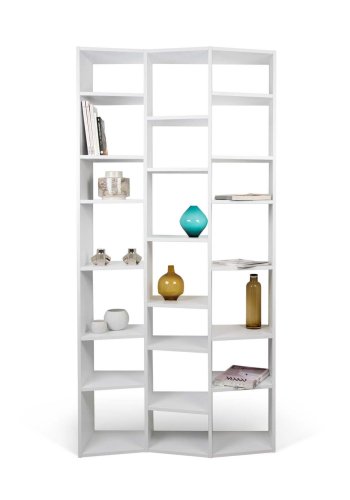 TEMAHOME Valsa Bokhylla 007 - Vit - 110 x 34 x 224 cm
