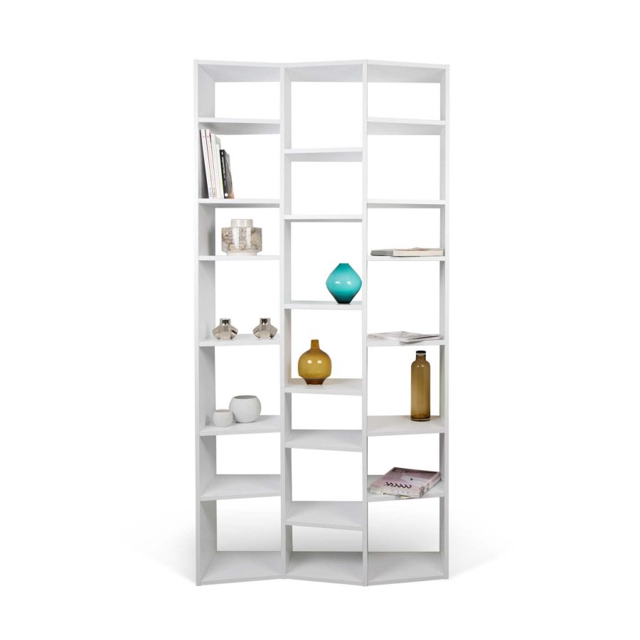 TEMAHOME Valsa Bokhylla 007 - Vit - 110 x 34 x 224 cm