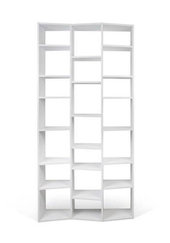 TEMAHOME Valsa Bokhylla 007 - Vit - 110 x 34 x 224 cm