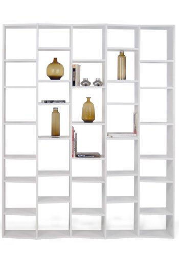 TEMAHOME Valsa Bokhylla 004 - Vit - 182x224 cm