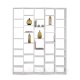 TEMAHOME Valsa Bokhylla 004 - Vit - 182x224 cm