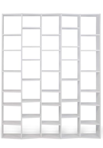TEMAHOME Valsa Bokhylla 004 - Vit - 182x224 cm