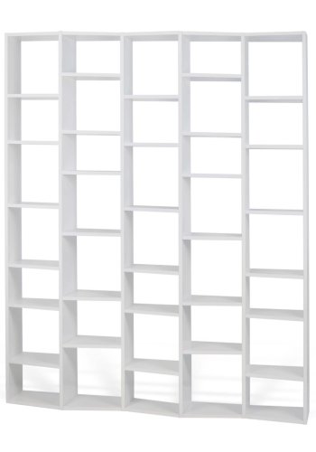 TEMAHOME Valsa Bokhylla 004 - Vit - 182x224 cm