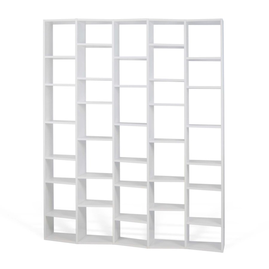 TEMAHOME Valsa Bokhylla 004 - Vit - 182x224 cm