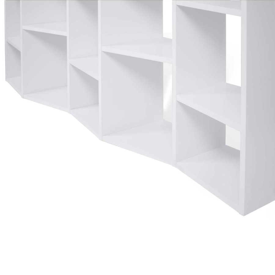 TEMAHOME Valsa Bokhylla 004 - Vit - 182x224 cm