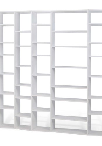 TEMAHOME Valsa Bokhylla 005 - Vit, 216x34x224 cm