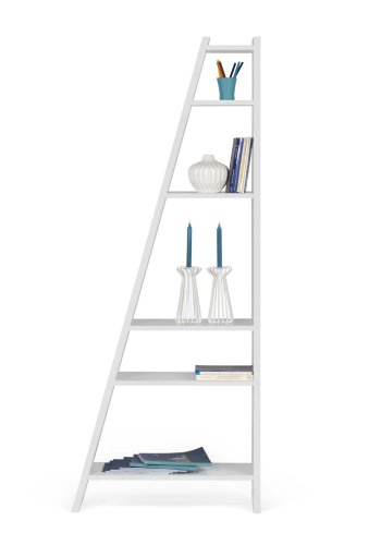 TEMAHOME Delta Bokhylla 001 - Vit, 76x195 cm