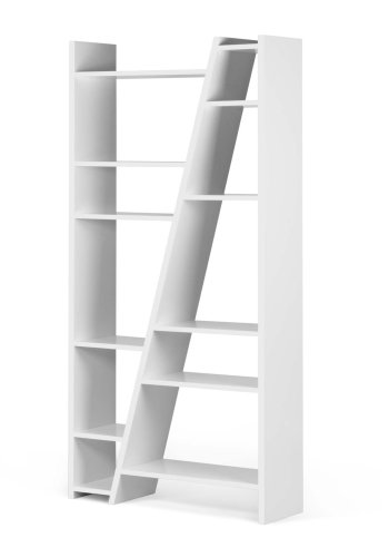 TEMAHOME Delta Bokhylla 002 - Vit - 97x195 cm