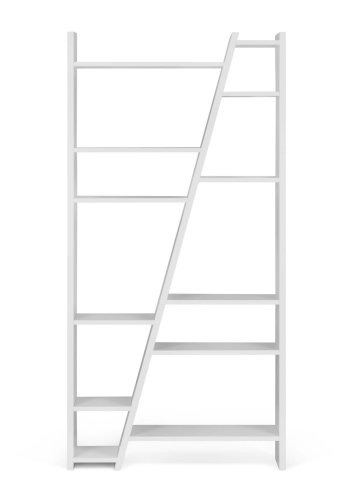 TEMAHOME Delta Bokhylla 002 - Vit - 97x195 cm