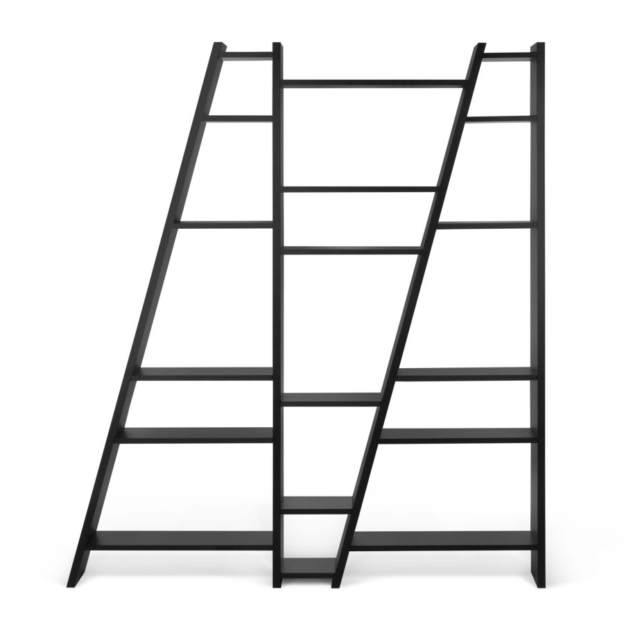 TEMAHOME Delta Bokhylla 003 - Svart - 170x195 cm