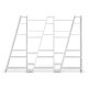 TEMAHOME Delta Bookcase 005 - Vit - 263x195 cm