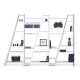 TEMAHOME Delta Bookcase 005 - Vit - 263x195 cm