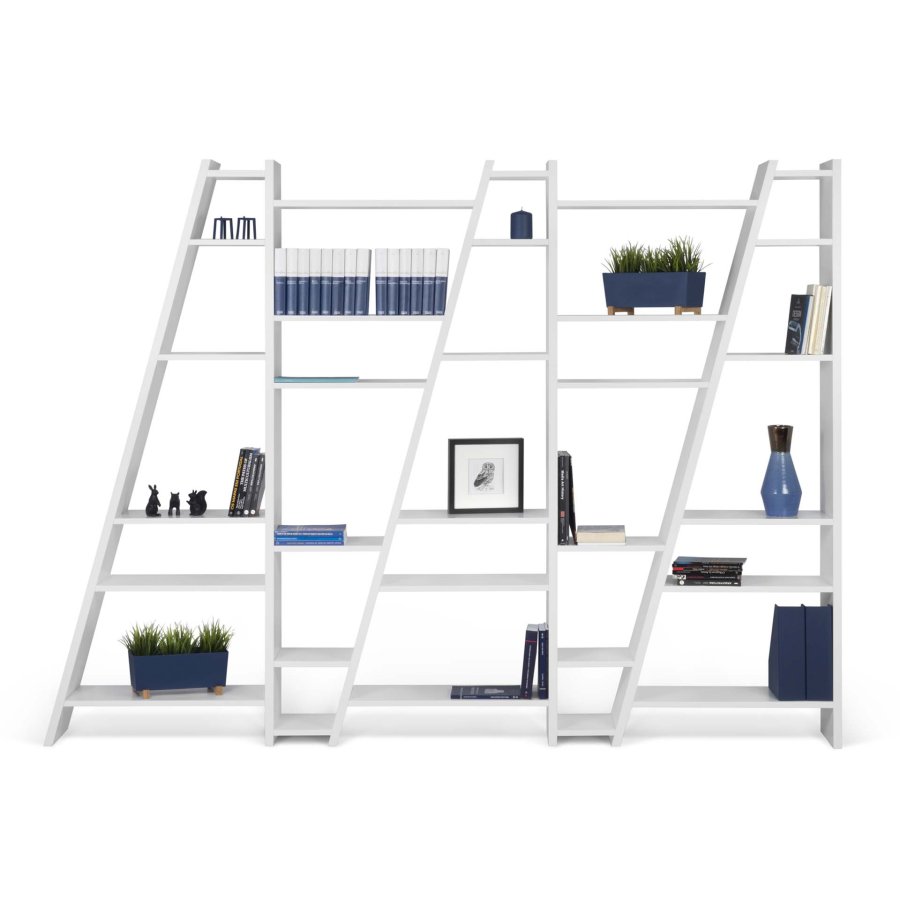 TEMAHOME Delta Bookcase 005 - Vit - 263x195 cm