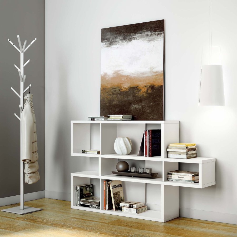 TEMAHOME London Bokhylla 001 - Vit, 156x100x34 cm