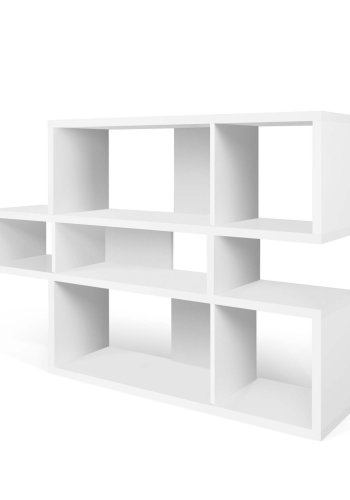 TEMAHOME London Bokhylla 001 - Vit, 156x100x34 cm