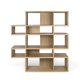 TEMAHOME London Bokhylla 002 - Natur ekfaner, 156x160 cm