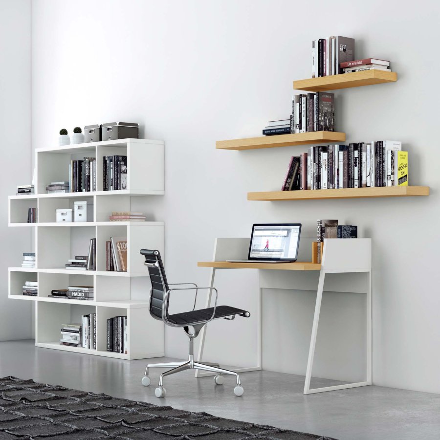 TEMAHOME London Bokhylla 002 - Vit - 156x160 cm