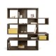 TEMAHOME London Bokhylla 002 - Valn&ouml;t - 156x160 cm