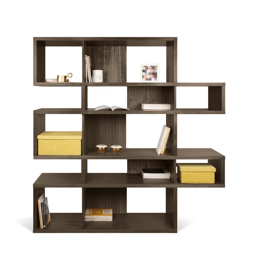 TEMAHOME London Bokhylla 002 - Valn&ouml;t - 156x160 cm