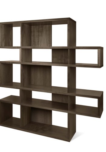 TEMAHOME London Bokhylla 002 - Valn&ouml;t - 156x160 cm
