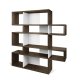 TEMAHOME London Bokhylla 002 - Valn&ouml;t/Vit - 156x160x34 cm